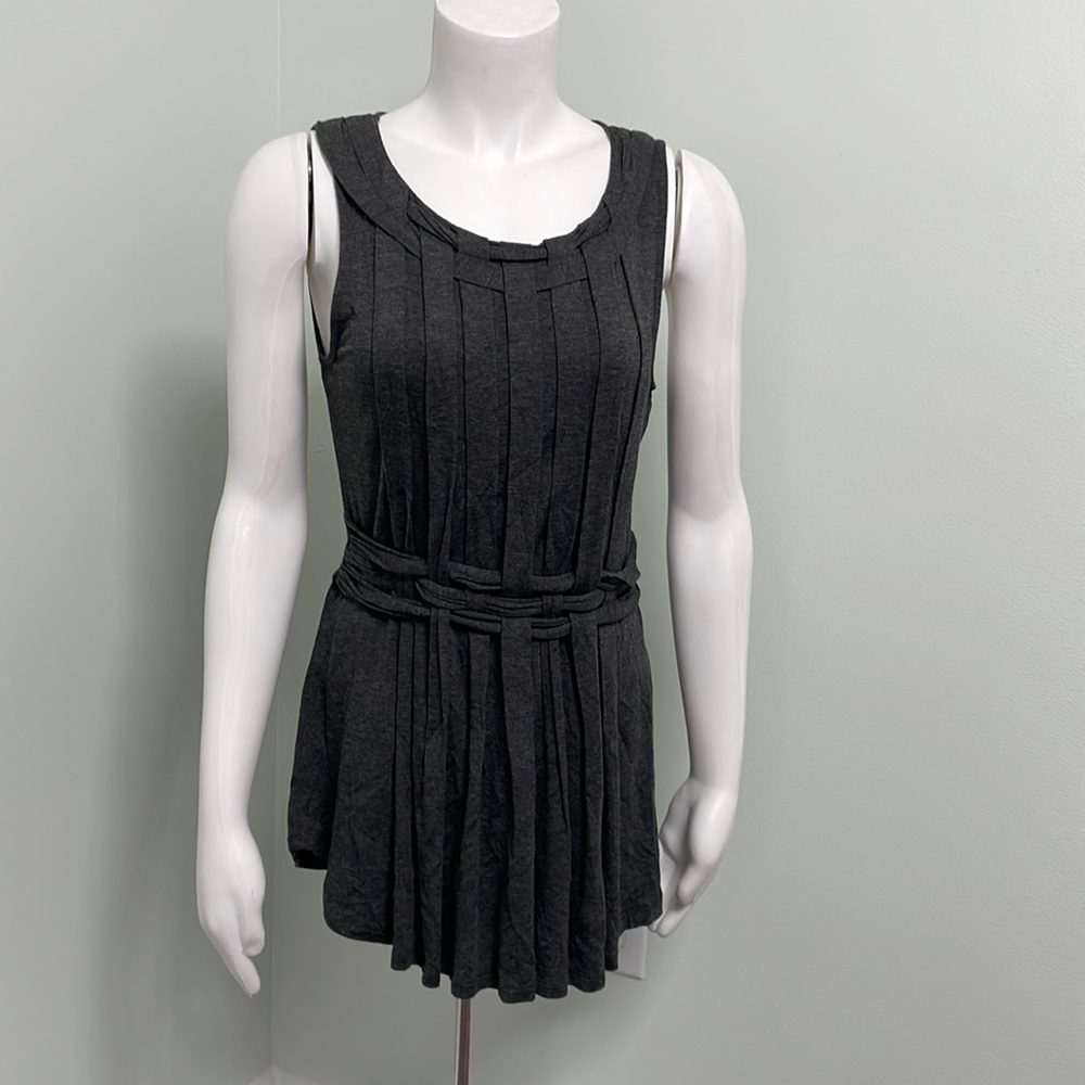 ANTHROPOLOGIE One September Gray Avant Tank Top